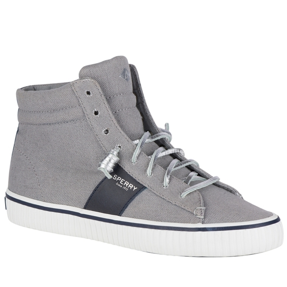 Sperry Rave Verge Hi-Top Sneaker Grey Size 9.5